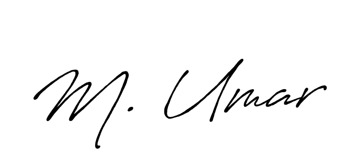 Also we have M. Umar name is the best signature style. Create professional handwritten signature collection using Antro_Vectra_Bolder autograph style. M. Umar signature style 7 images and pictures png