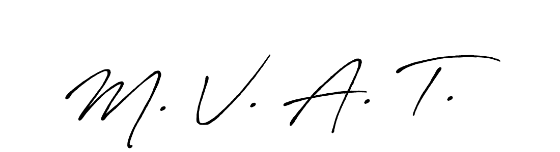 Make a beautiful signature design for name M. V. A. T.. Use this online signature maker to create a handwritten signature for free. M. V. A. T. signature style 7 images and pictures png