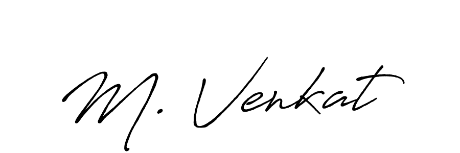 How to Draw M. Venkat signature style? Antro_Vectra_Bolder is a latest design signature styles for name M. Venkat. M. Venkat signature style 7 images and pictures png