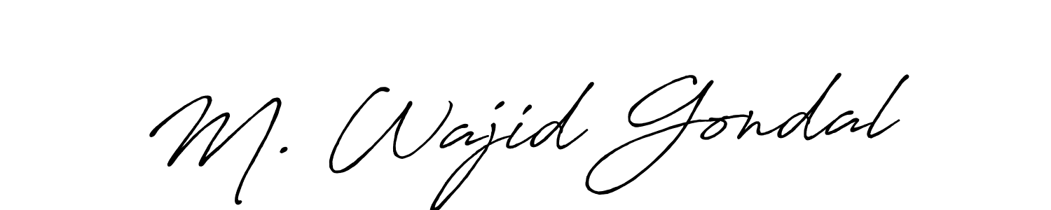 Check out images of Autograph of M. Wajid Gondal name. Actor M. Wajid Gondal Signature Style. Antro_Vectra_Bolder is a professional sign style online. M. Wajid Gondal signature style 7 images and pictures png