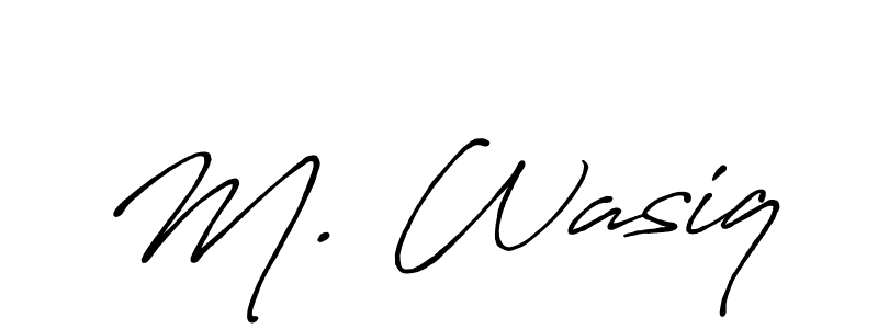 How to Draw M. Wasiq signature style? Antro_Vectra_Bolder is a latest design signature styles for name M. Wasiq. M. Wasiq signature style 7 images and pictures png