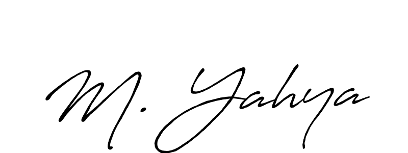 Make a beautiful signature design for name M. Yahya. Use this online signature maker to create a handwritten signature for free. M. Yahya signature style 7 images and pictures png