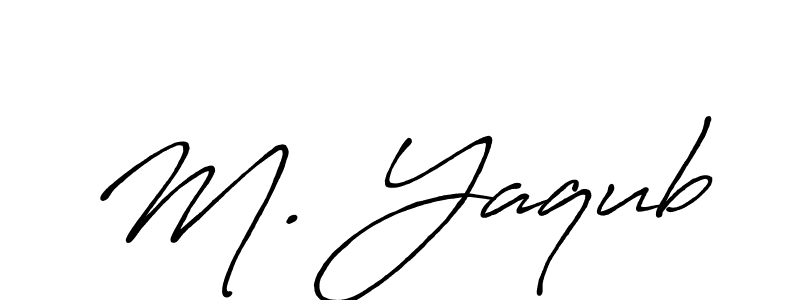 Best and Professional Signature Style for M. Yaqub. Antro_Vectra_Bolder Best Signature Style Collection. M. Yaqub signature style 7 images and pictures png