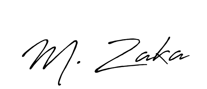 It looks lik you need a new signature style for name M. Zaka. Design unique handwritten (Antro_Vectra_Bolder) signature with our free signature maker in just a few clicks. M. Zaka signature style 7 images and pictures png