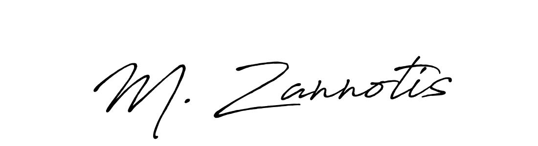Make a beautiful signature design for name M. Zannotis. Use this online signature maker to create a handwritten signature for free. M. Zannotis signature style 7 images and pictures png