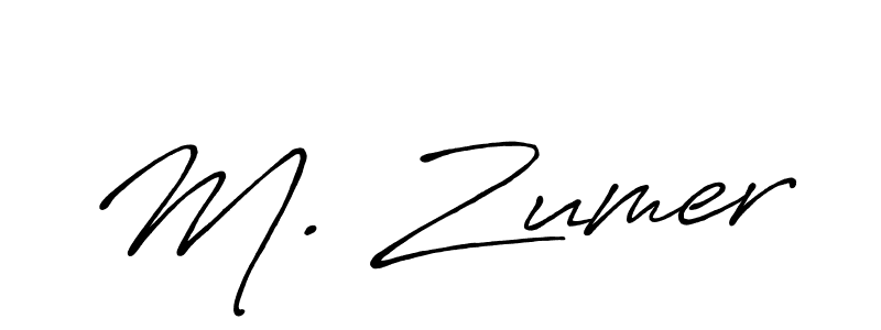 Make a short M. Zumer signature style. Manage your documents anywhere anytime using Antro_Vectra_Bolder. Create and add eSignatures, submit forms, share and send files easily. M. Zumer signature style 7 images and pictures png