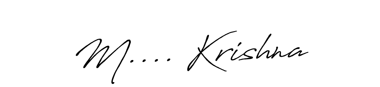 Make a short M.... Krishna signature style. Manage your documents anywhere anytime using Antro_Vectra_Bolder. Create and add eSignatures, submit forms, share and send files easily. M.... Krishna signature style 7 images and pictures png