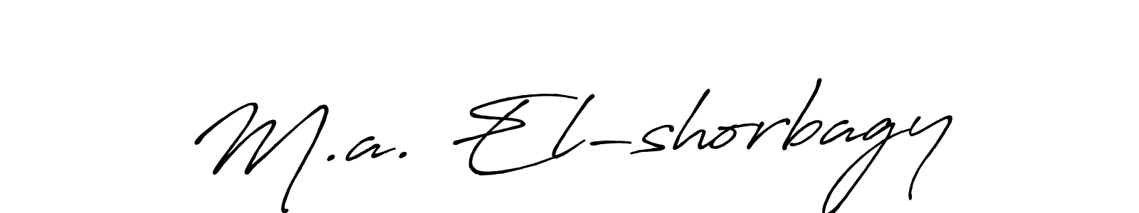 Once you've used our free online signature maker to create your best signature Antro_Vectra_Bolder style, it's time to enjoy all of the benefits that M.a. El-shorbagy name signing documents. M.a. El-shorbagy signature style 7 images and pictures png