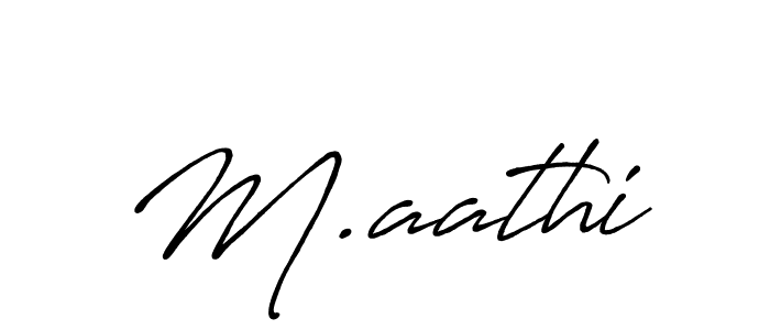 Check out images of Autograph of M.aathi name. Actor M.aathi Signature Style. Antro_Vectra_Bolder is a professional sign style online. M.aathi signature style 7 images and pictures png