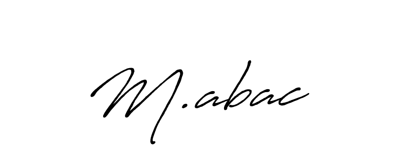 How to make M.abacı signature? Antro_Vectra_Bolder is a professional autograph style. Create handwritten signature for M.abacı name. M.abacı signature style 7 images and pictures png