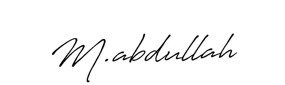 It looks lik you need a new signature style for name M.abdullah. Design unique handwritten (Antro_Vectra_Bolder) signature with our free signature maker in just a few clicks. M.abdullah signature style 7 images and pictures png