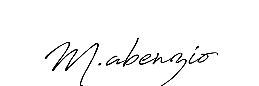 How to Draw M.abenzio signature style? Antro_Vectra_Bolder is a latest design signature styles for name M.abenzio. M.abenzio signature style 7 images and pictures png