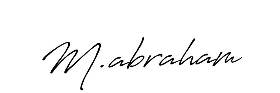 if you are searching for the best signature style for your name M.abraham. so please give up your signature search. here we have designed multiple signature styles  using Antro_Vectra_Bolder. M.abraham signature style 7 images and pictures png