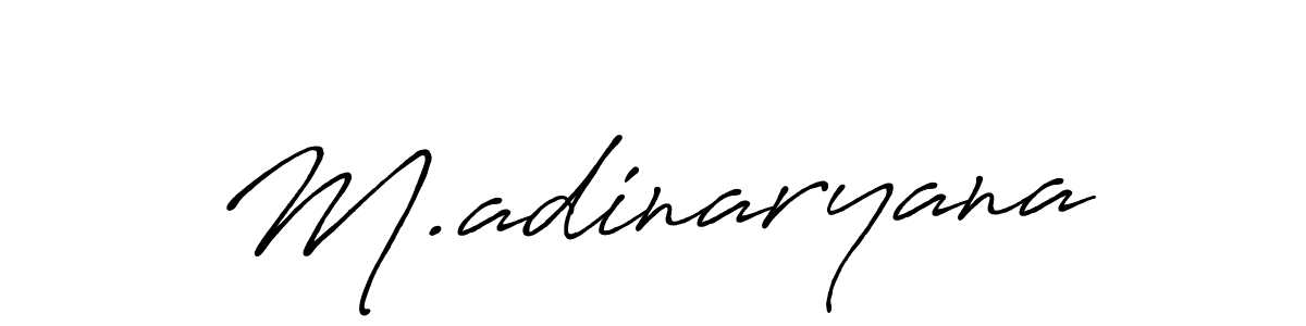 How to make M.adinaryana signature? Antro_Vectra_Bolder is a professional autograph style. Create handwritten signature for M.adinaryana name. M.adinaryana signature style 7 images and pictures png