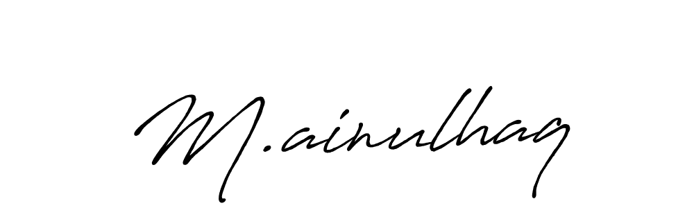 How to Draw M.ainulhaq signature style? Antro_Vectra_Bolder is a latest design signature styles for name M.ainulhaq. M.ainulhaq signature style 7 images and pictures png