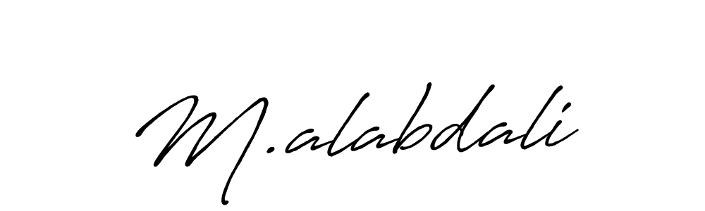 This is the best signature style for the M.alabdali name. Also you like these signature font (Antro_Vectra_Bolder). Mix name signature. M.alabdali signature style 7 images and pictures png