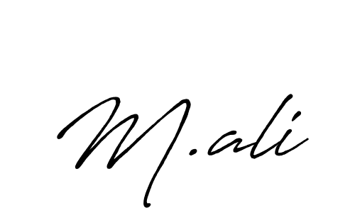 Also You can easily find your signature by using the search form. We will create M.ali name handwritten signature images for you free of cost using Antro_Vectra_Bolder sign style. M.ali signature style 7 images and pictures png
