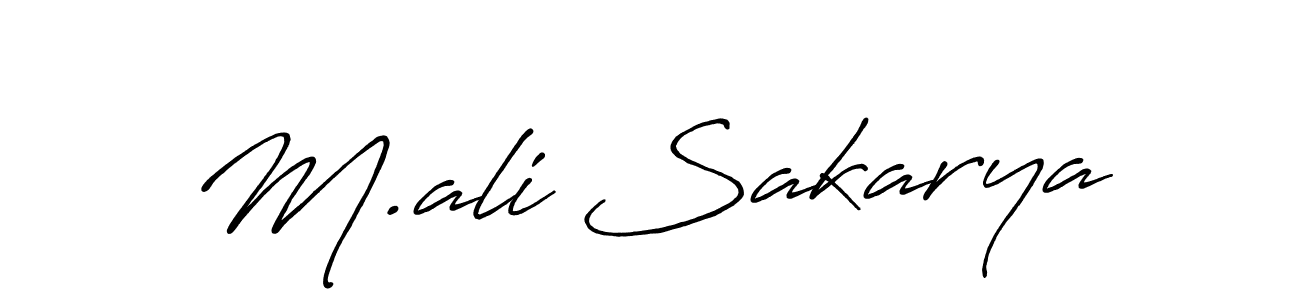 Use a signature maker to create a handwritten signature online. With this signature software, you can design (Antro_Vectra_Bolder) your own signature for name M.ali Sakarya. M.ali Sakarya signature style 7 images and pictures png