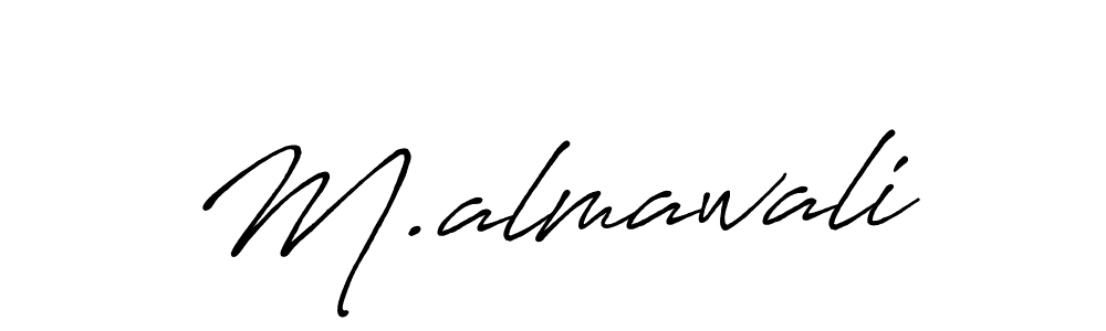 You should practise on your own different ways (Antro_Vectra_Bolder) to write your name (M.almawali) in signature. don't let someone else do it for you. M.almawali signature style 7 images and pictures png