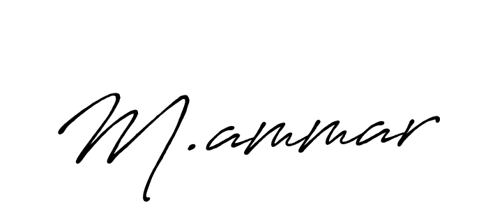 Once you've used our free online signature maker to create your best signature Antro_Vectra_Bolder style, it's time to enjoy all of the benefits that M.ammar name signing documents. M.ammar signature style 7 images and pictures png