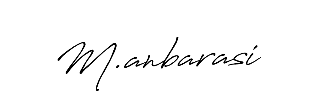 Also You can easily find your signature by using the search form. We will create M.anbarasi name handwritten signature images for you free of cost using Antro_Vectra_Bolder sign style. M.anbarasi signature style 7 images and pictures png