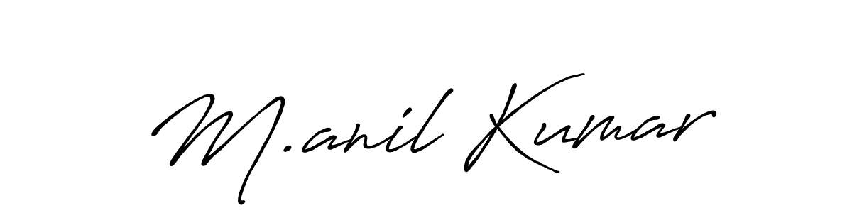 Best and Professional Signature Style for M.anil Kumar. Antro_Vectra_Bolder Best Signature Style Collection. M.anil Kumar signature style 7 images and pictures png