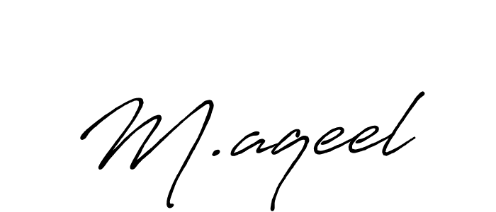 Make a beautiful signature design for name M.aqeel. Use this online signature maker to create a handwritten signature for free. M.aqeel signature style 7 images and pictures png