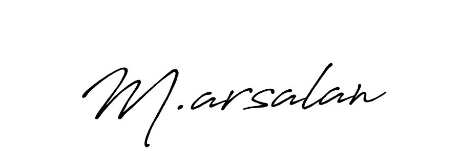 Use a signature maker to create a handwritten signature online. With this signature software, you can design (Antro_Vectra_Bolder) your own signature for name M.arsalan. M.arsalan signature style 7 images and pictures png