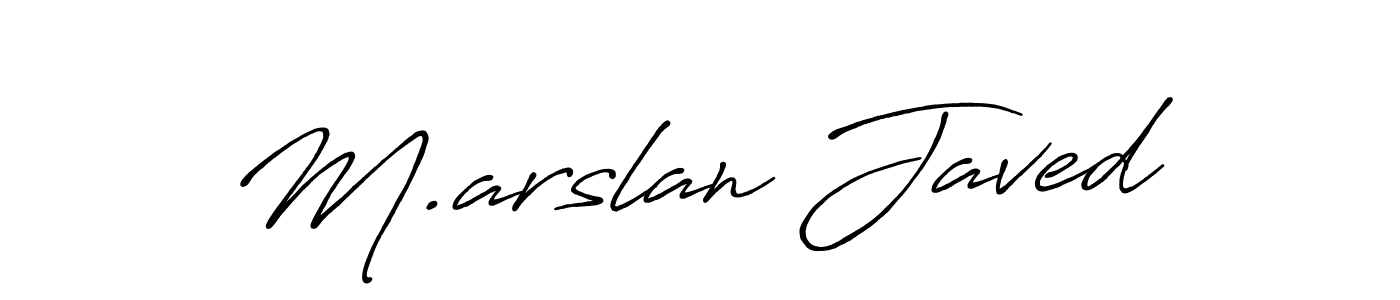 Similarly Antro_Vectra_Bolder is the best handwritten signature design. Signature creator online .You can use it as an online autograph creator for name M.arslan Javed. M.arslan Javed signature style 7 images and pictures png