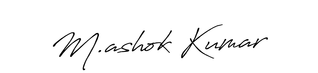 Make a beautiful signature design for name M.ashok Kumar. Use this online signature maker to create a handwritten signature for free. M.ashok Kumar signature style 7 images and pictures png