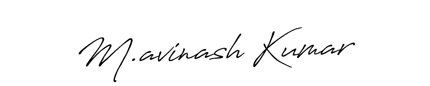 Make a beautiful signature design for name M.avinash Kumar. Use this online signature maker to create a handwritten signature for free. M.avinash Kumar signature style 7 images and pictures png