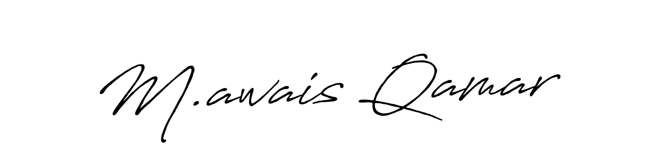How to make M.awais Qamar signature? Antro_Vectra_Bolder is a professional autograph style. Create handwritten signature for M.awais Qamar name. M.awais Qamar signature style 7 images and pictures png