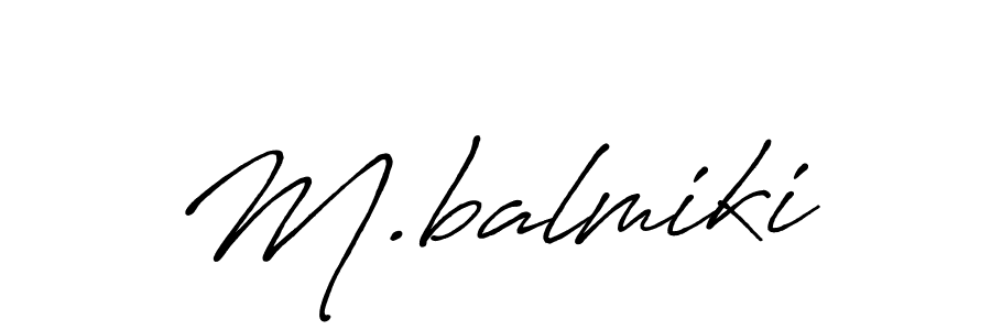 The best way (Antro_Vectra_Bolder) to make a short signature is to pick only two or three words in your name. The name M.balmiki include a total of six letters. For converting this name. M.balmiki signature style 7 images and pictures png