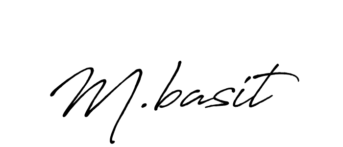 if you are searching for the best signature style for your name M.basit. so please give up your signature search. here we have designed multiple signature styles  using Antro_Vectra_Bolder. M.basit signature style 7 images and pictures png