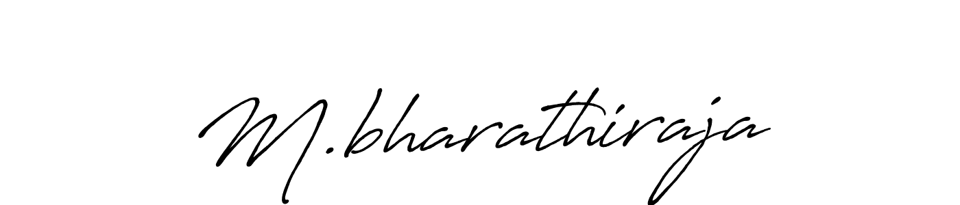 Also we have M.bharathiraja name is the best signature style. Create professional handwritten signature collection using Antro_Vectra_Bolder autograph style. M.bharathiraja signature style 7 images and pictures png