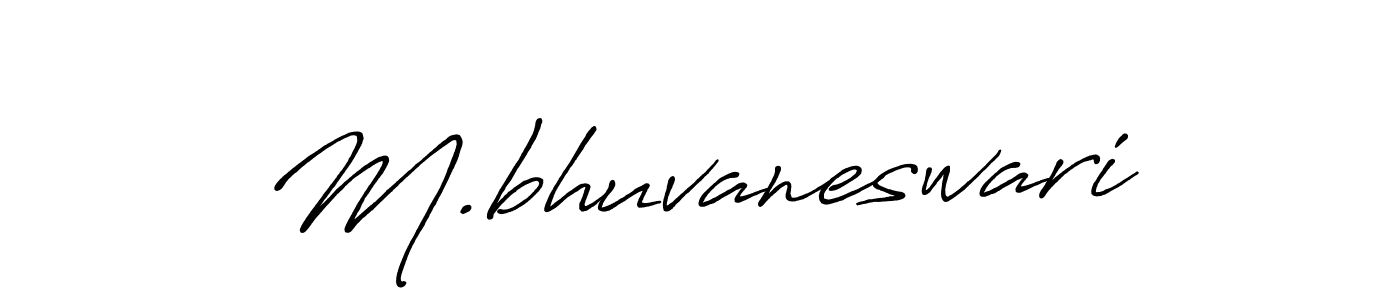 Also we have M.bhuvaneswari name is the best signature style. Create professional handwritten signature collection using Antro_Vectra_Bolder autograph style. M.bhuvaneswari signature style 7 images and pictures png