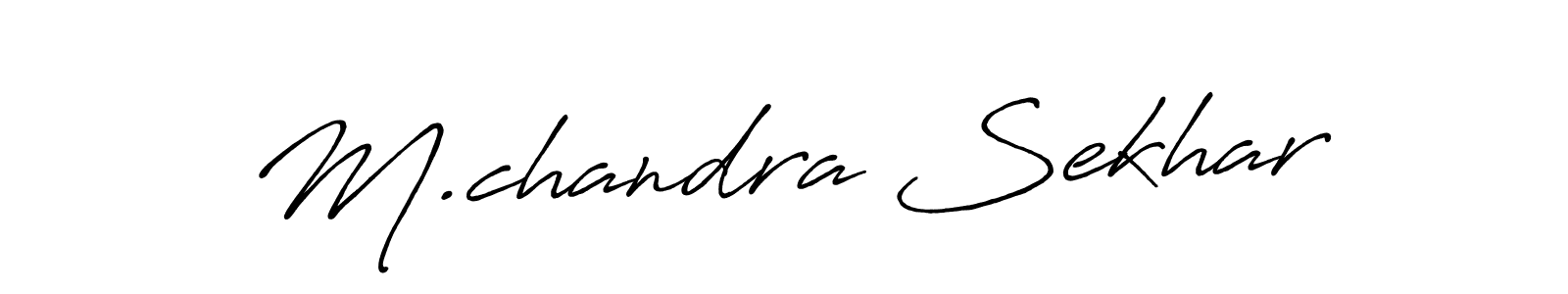 Once you've used our free online signature maker to create your best signature Antro_Vectra_Bolder style, it's time to enjoy all of the benefits that M.chandra Sekhar name signing documents. M.chandra Sekhar signature style 7 images and pictures png
