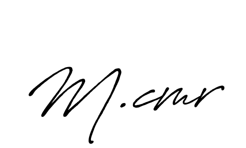 Also we have M.cmr name is the best signature style. Create professional handwritten signature collection using Antro_Vectra_Bolder autograph style. M.cmr signature style 7 images and pictures png