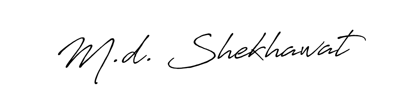 You can use this online signature creator to create a handwritten signature for the name M.d. Shekhawat. This is the best online autograph maker. M.d. Shekhawat signature style 7 images and pictures png