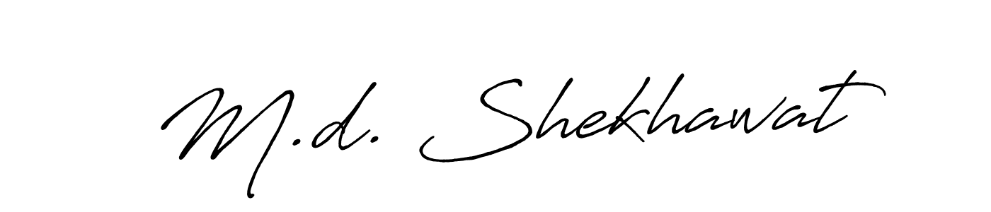 You can use this online signature creator to create a handwritten signature for the name M.d. Shekhawat. This is the best online autograph maker. M.d. Shekhawat signature style 7 images and pictures png