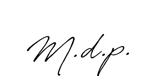 Similarly Antro_Vectra_Bolder is the best handwritten signature design. Signature creator online .You can use it as an online autograph creator for name M.d.p.. M.d.p. signature style 7 images and pictures png