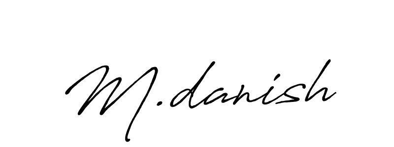 Make a beautiful signature design for name M.danish. Use this online signature maker to create a handwritten signature for free. M.danish signature style 7 images and pictures png