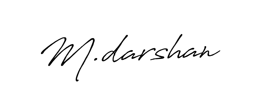 Antro_Vectra_Bolder is a professional signature style that is perfect for those who want to add a touch of class to their signature. It is also a great choice for those who want to make their signature more unique. Get M.darshan name to fancy signature for free. M.darshan signature style 7 images and pictures png