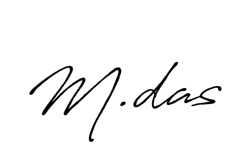 Best and Professional Signature Style for M.das. Antro_Vectra_Bolder Best Signature Style Collection. M.das signature style 7 images and pictures png