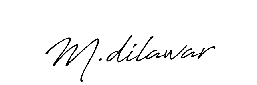 How to make M.dilawar signature? Antro_Vectra_Bolder is a professional autograph style. Create handwritten signature for M.dilawar name. M.dilawar signature style 7 images and pictures png