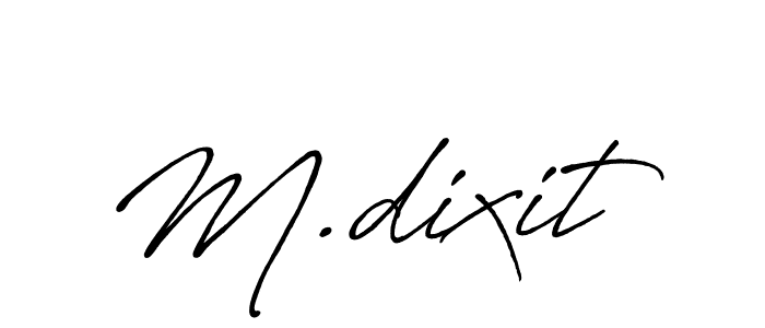 How to Draw M.dixit signature style? Antro_Vectra_Bolder is a latest design signature styles for name M.dixit. M.dixit signature style 7 images and pictures png