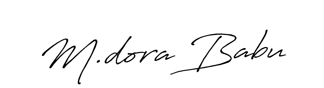 How to Draw M.dora Babu signature style? Antro_Vectra_Bolder is a latest design signature styles for name M.dora Babu. M.dora Babu signature style 7 images and pictures png