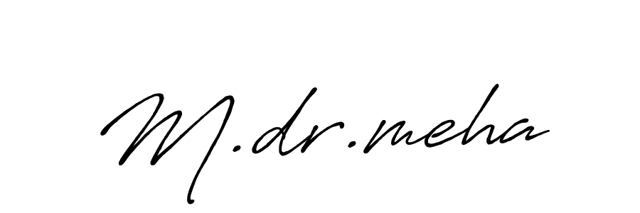 Similarly Antro_Vectra_Bolder is the best handwritten signature design. Signature creator online .You can use it as an online autograph creator for name M.dr.meha. M.dr.meha signature style 7 images and pictures png