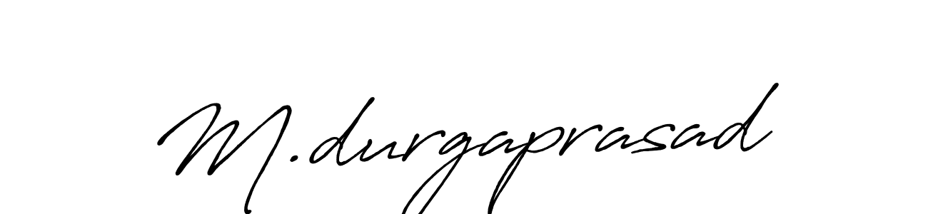 How to make M.durgaprasad signature? Antro_Vectra_Bolder is a professional autograph style. Create handwritten signature for M.durgaprasad name. M.durgaprasad signature style 7 images and pictures png