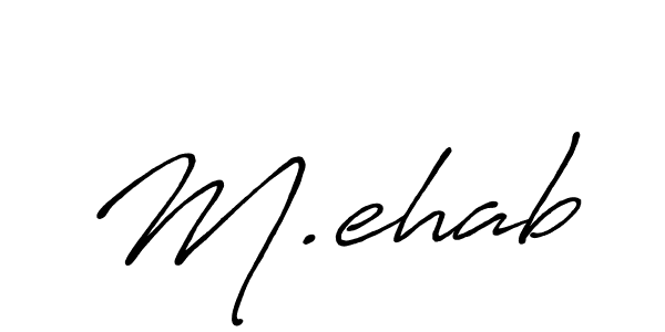 if you are searching for the best signature style for your name M.ehab. so please give up your signature search. here we have designed multiple signature styles  using Antro_Vectra_Bolder. M.ehab signature style 7 images and pictures png